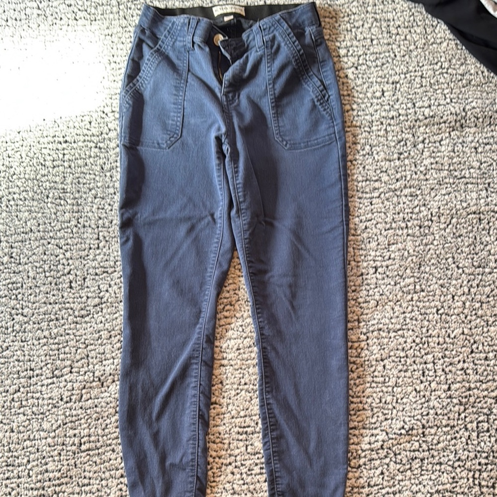 Blue Denim Jogger Pants